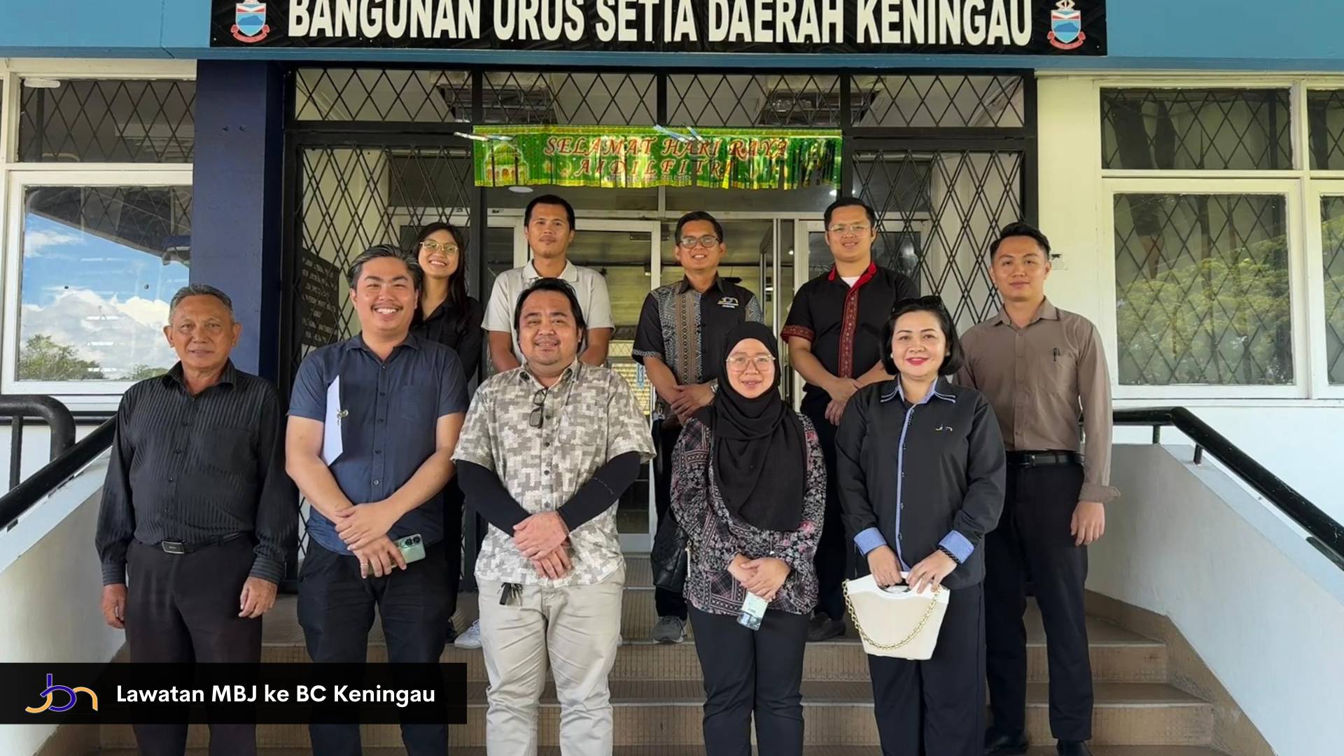 LAWATAN MAJLIS BERSAMA JABATAN KE BENDAHARI CAWANGAN KENINGAU
